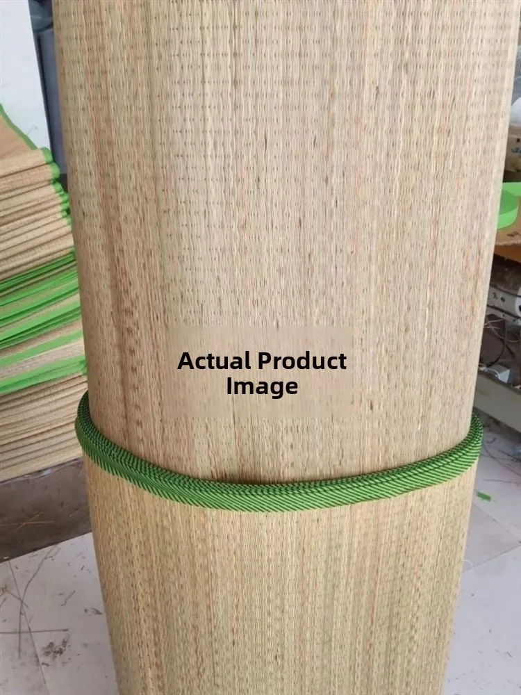 Natural Rattan Grass Mat 15M Long Double Bed Size Traditional Style Cool Mat for Student Dormitory Summer Bedding Accessories