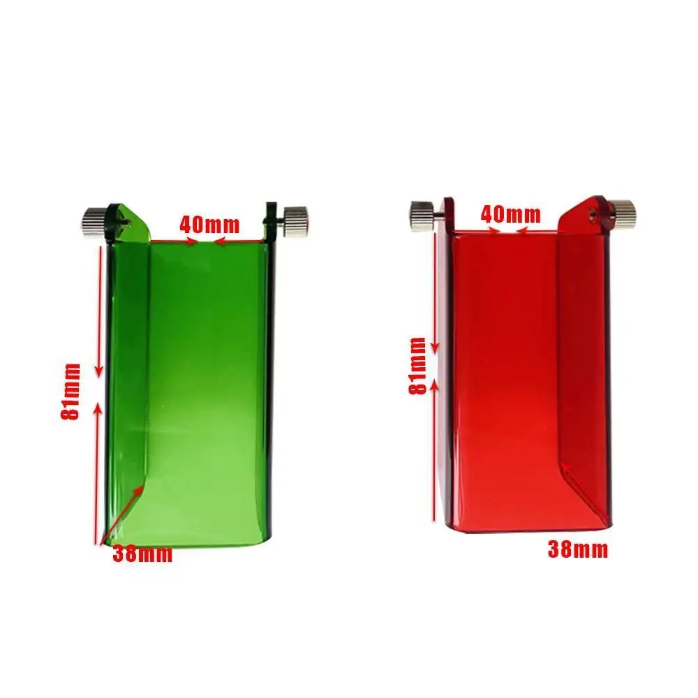 Laser Head Protective Cover Laser Module Anti-glare Protector Crystal Case Size 33MM 40MM 48MM  As Option Substitute For Goggles
