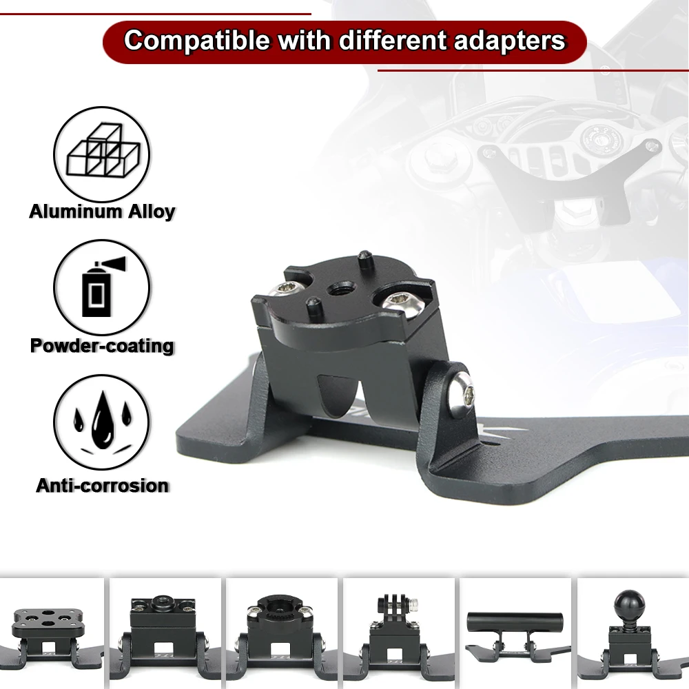 Per Yamaha YZF-R3 2019-2022 2023 2024 YZFR3 YZF R3 Moto Manubrio Morsetto GPS Montaggio Staffa di Navigazione Supporto Del Telefono Supporto