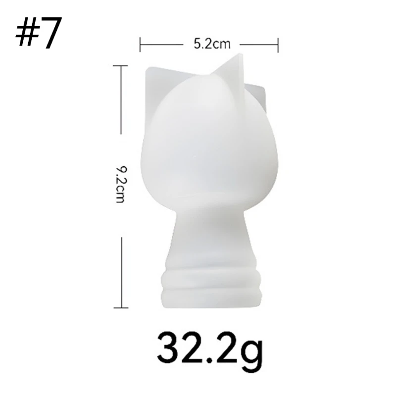 Molde silicone cogumelo 3d para decoração casa, molde epóxi cristal cogumelo 97qe