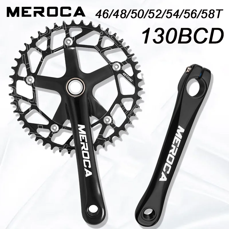 

Шатуны для складного велосипеда MEROCA 130bcd, 170 мм, шатун BMX, легкий полый встроенный шатун, нижний кронштейн с подшипником 24 мм для Brompton