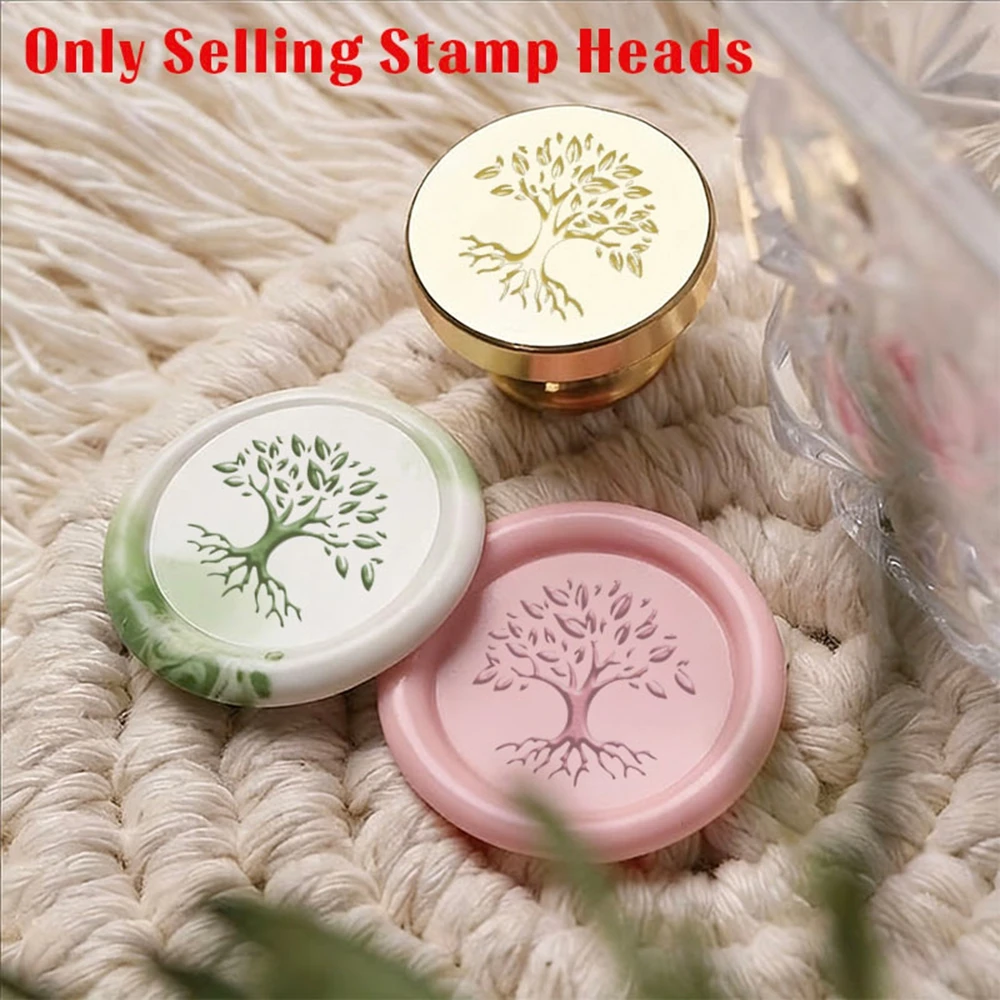 1PC New Tree of Life Copper Wax Seal For DlY Crafts, Envelopes, Gifts, Holiday Cards & Wedding Invitations Decorative Seal Stamp