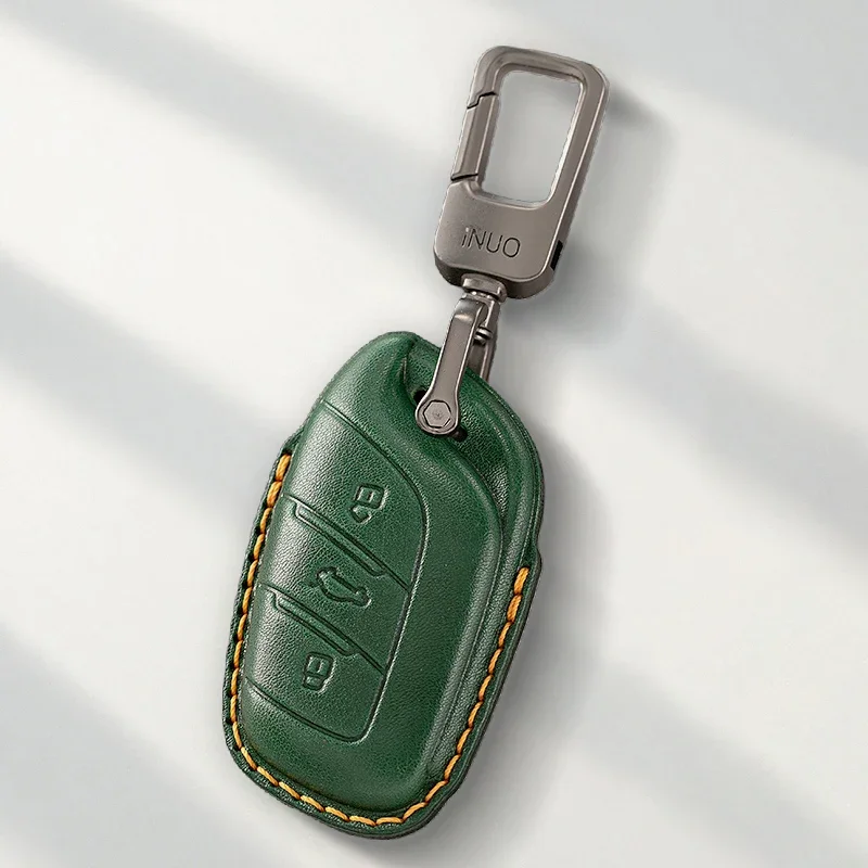 Hot Genuine leather Protector For MG4 Ev MG HS GT ZS EV ZX MG5 MG6 for Roewe RX3 RX5 RX8 ERX5 I6 I5 Key Case C Interior Stickers - Image 5