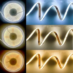 USB DC 5V Led COB Strip Light USB powered High Density Linear Lighting 320LED/m Flexible LED strip 3000K/4500K/6500K Colors