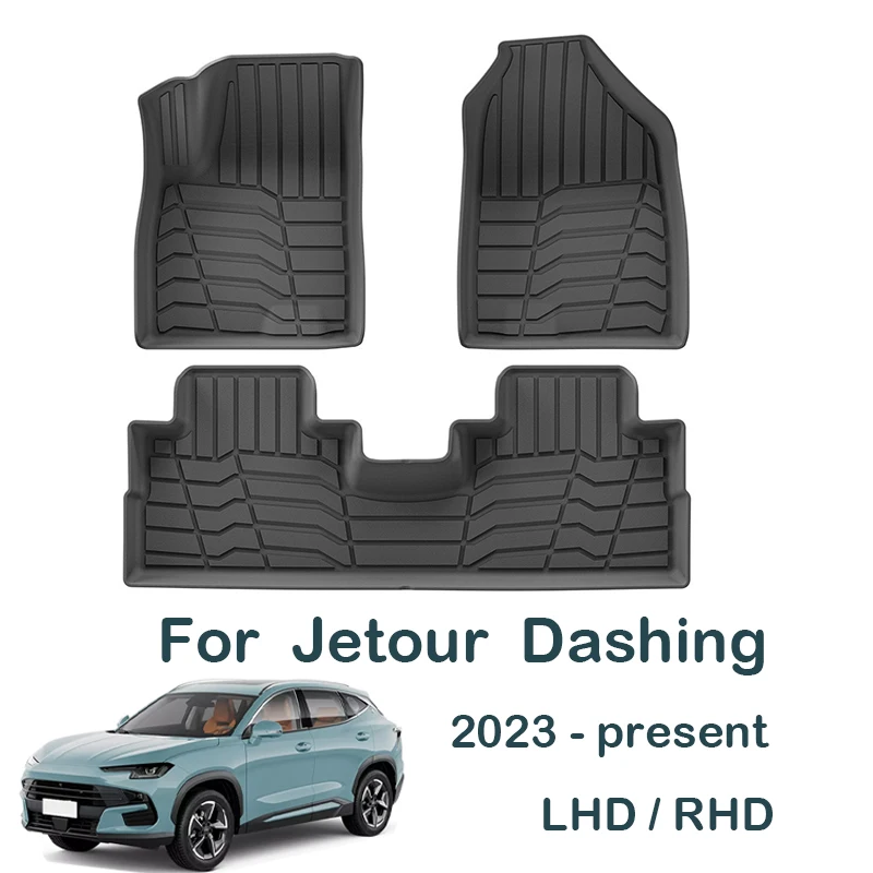 

Car Floor Mats For Jetour Dashing 2023-present Cargo Liner Trunk Mat Seat Back Cover Waterproof Carpet Kit All Weather LHD RHD