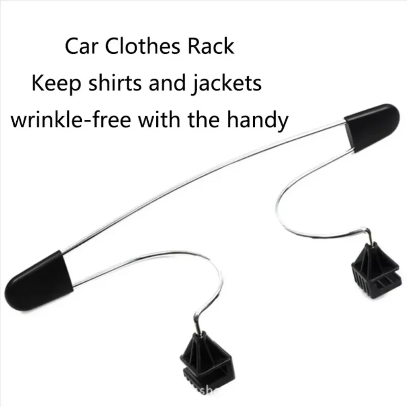 1pc Metal Universal Car Headrest Clothes Hanger | For Jackets, Suits & Shirts | Vehicle Coat Holder view 4