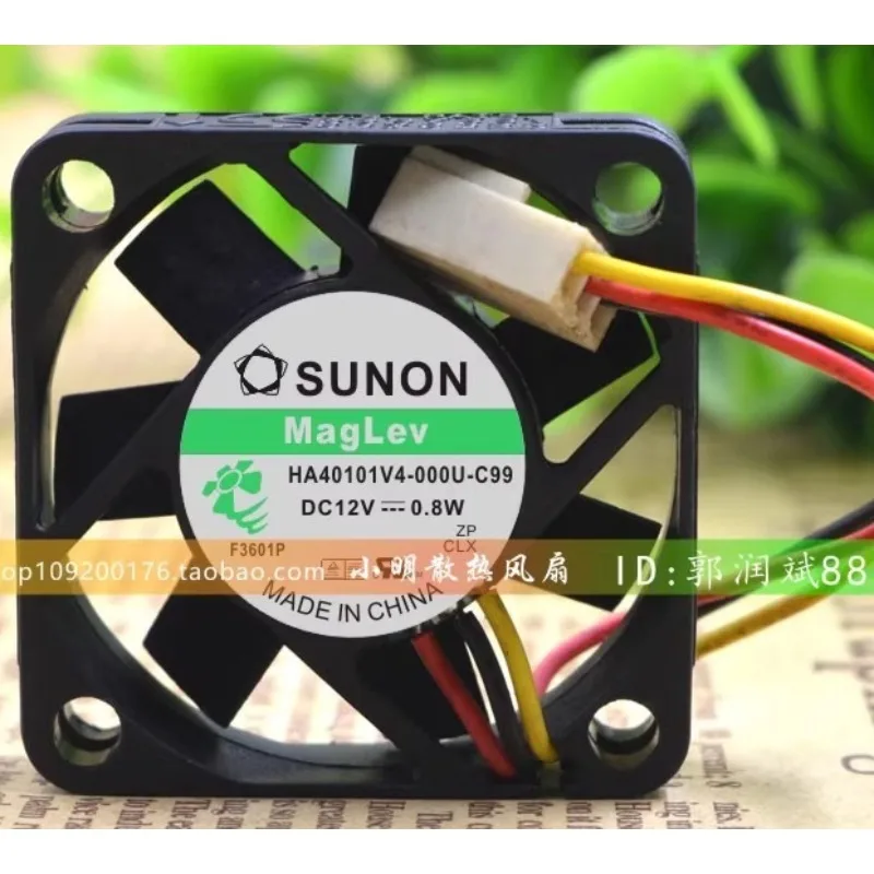 

NEW Cooler Fan for SUNON HA40101V4-000U-C99 4CM 4010 12V 0.8W Cooling Fan 40X40X10mm