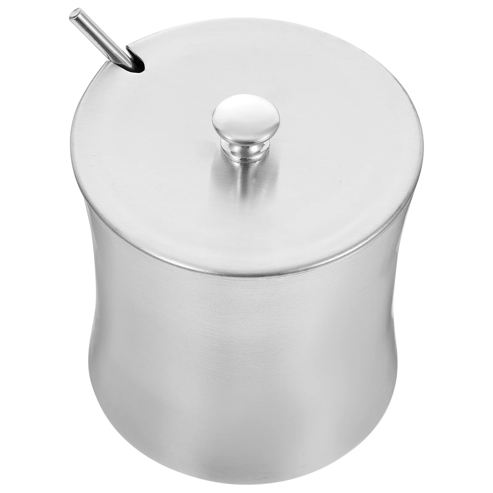 

1Set Waist-Shaped Condiment Container Stainless Steel Seasoning Jar Kitchen Multi-Use Spice Pot Stainless Steel Seasoning Jar