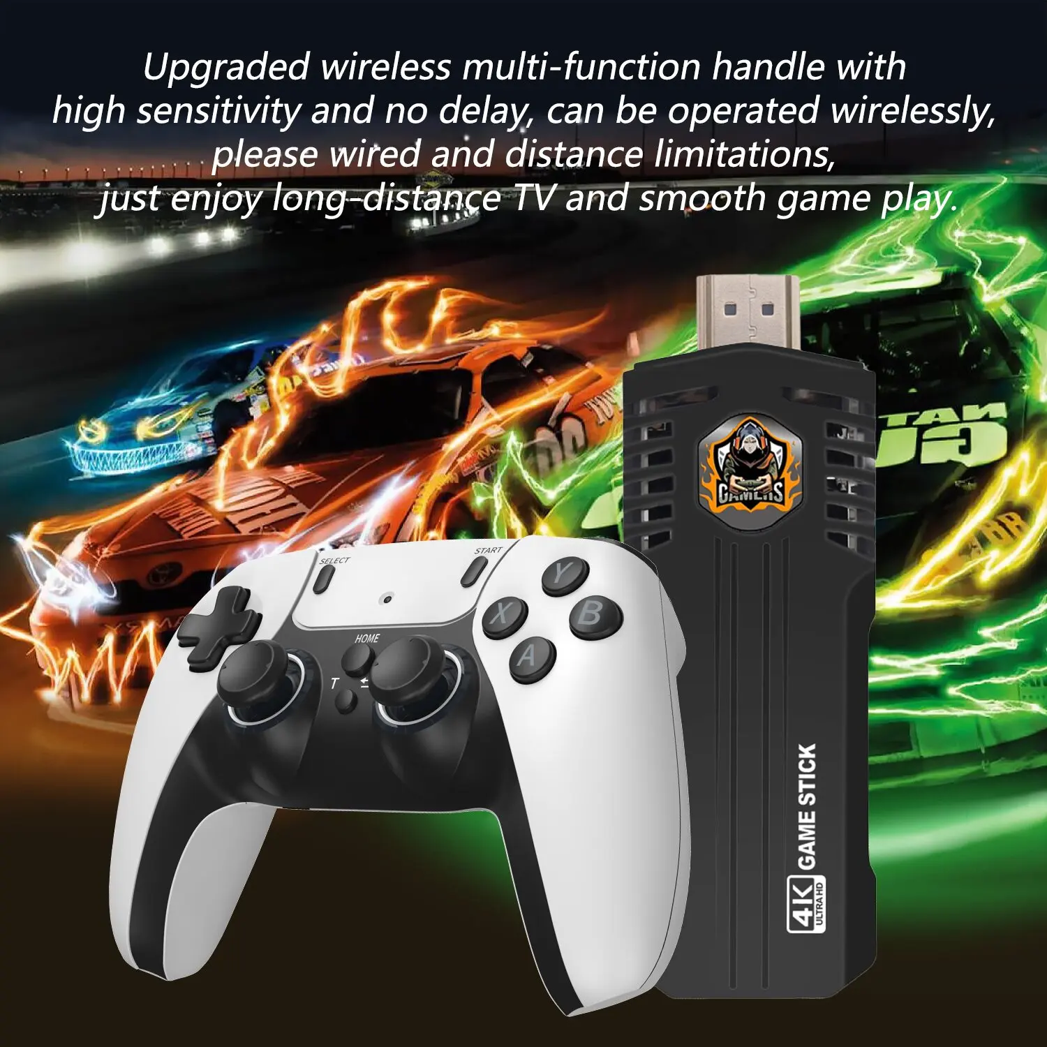 New X8 PRO Bargain Game Machine Japanese Compatible Stick Console Video Controller 2.4G Double Wireless Gift Fighting Station