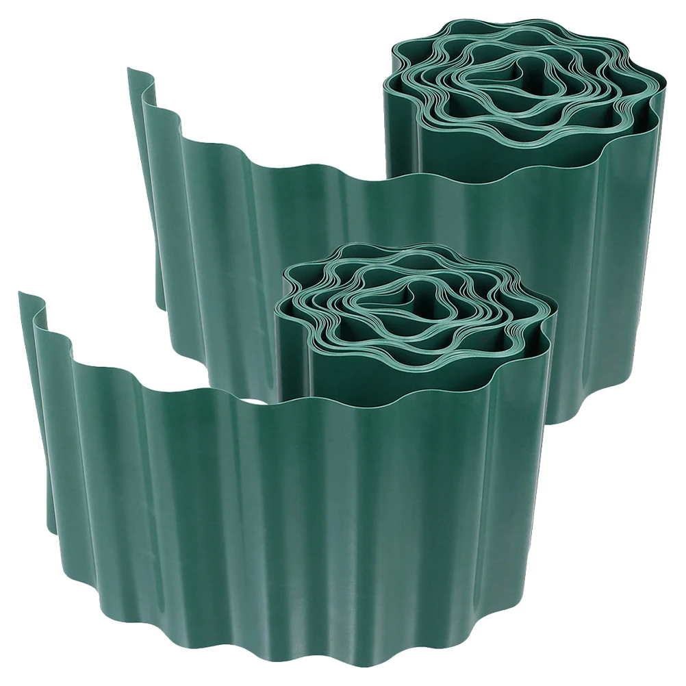 

Lawn Guardrail Edging Border Landscape Garden Fence Plant Plastic Flower Bed Borders Courtyard Yard Decorative Fencing Grass
