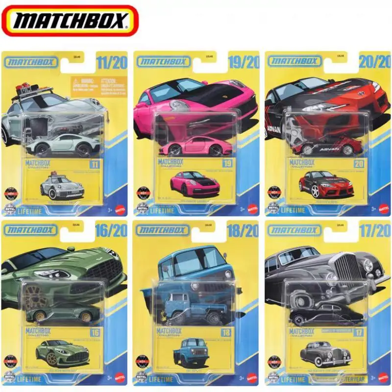 本物のマッチ箱コレクターシリーズ Gbj48 ポルシェ 911 アストンマーティン ジープ Fc トヨタ スープラ ベントレー R タイプ 1/64 ダイキャストモデルカーのおもちゃ
