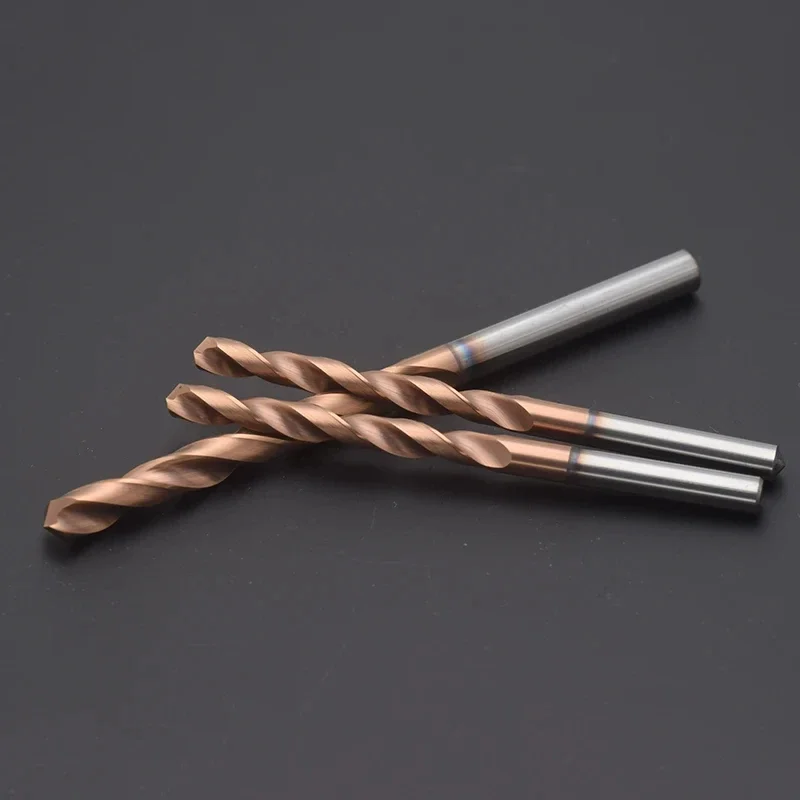 Trapano elicoidale in metallo duro CNC 150 200mm lunghezza lunga 3-12 diametro acciaio al tungsteno per acciaio inossidabile metallo rame metallo acciaio perforazione