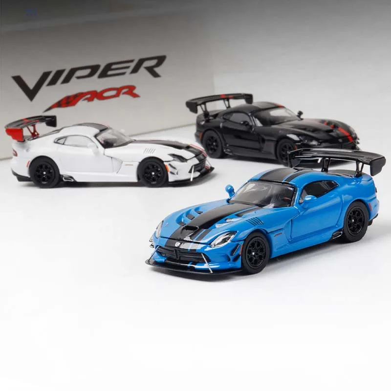 

Масштаб 1:64 Viper ACR, открывающаяся крышка из сплава, магнитное притяжение, имитация модели автомобиля, статический дисплей, Коллекционная игрушка, подарок, сувенир