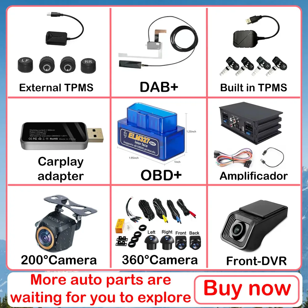 カーラジオプレーヤー用-android-12-dab-dvr-tpms-carplay-obd-sony-360-カメラキャリブレーションクロス強化フィルム