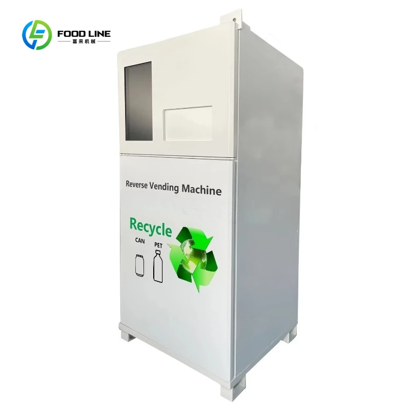 

Customized Automatic Reverse Vending Machine Recycle PET Bottles Can Big Storage Device with Compact Function Full Software