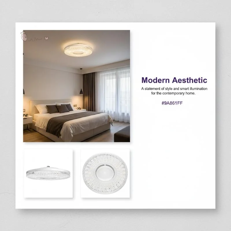 [H] 1Pcs Energy-Saving Bulb Ultra-Bright Ceiling Light Universal E27 LED Crystal UFO Light Bulb For Home Living Room Bedroom