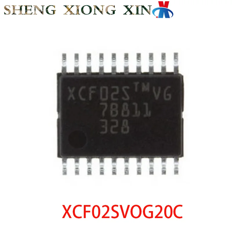 2pcs/lot 100% NEW XCF02SVOG20C 20-TSSOP Configuration PROM for FPGAs XCF02S VOG20C Integrated Circuit