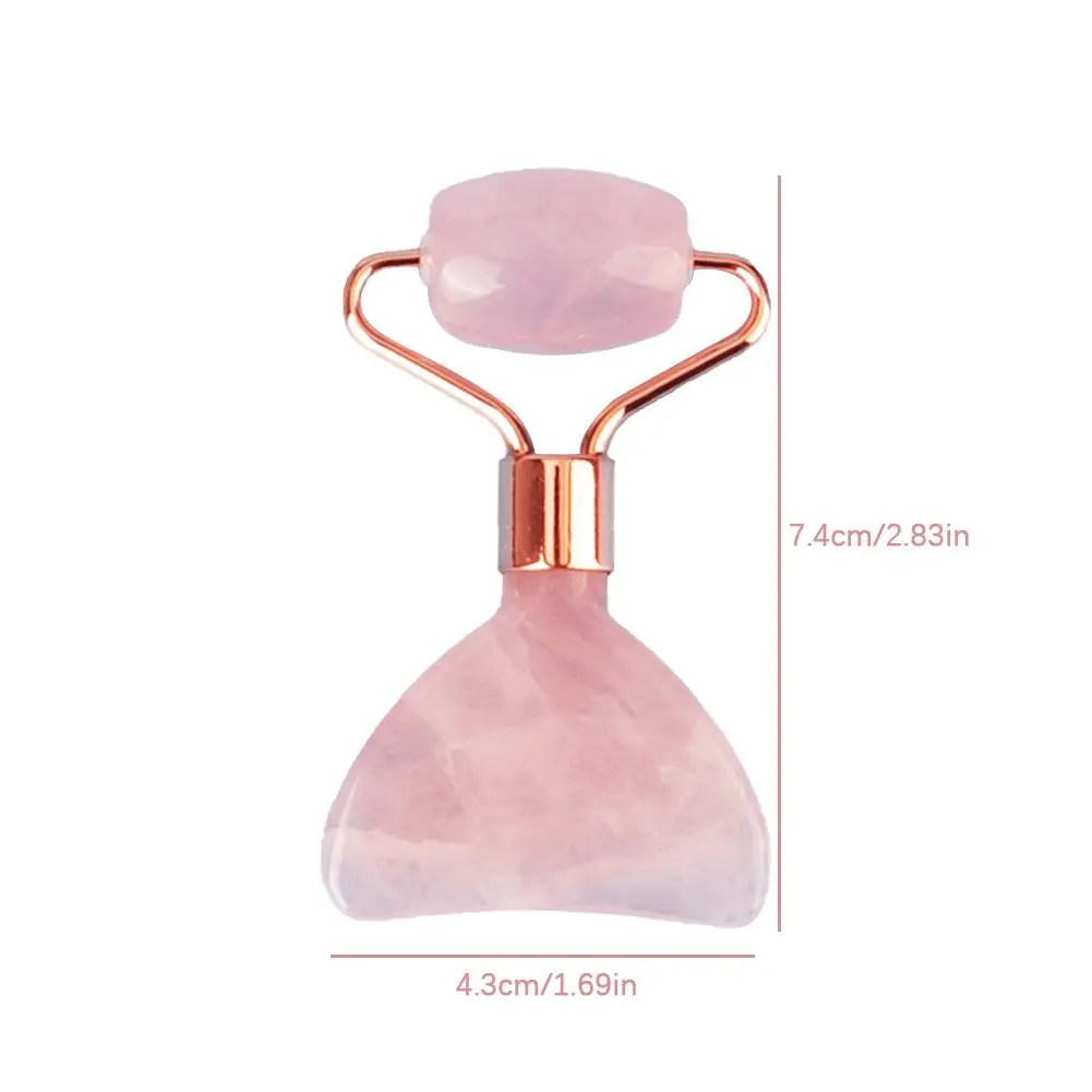 Facial Skin Lifting Scraper Anti-Wrinkle Natural Jade Face Gua Sha Massage Roller Neck Face Massager Board Scraping Massager