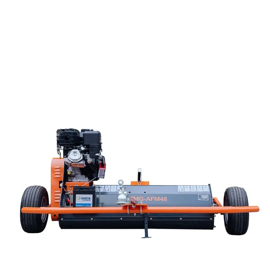 48 ATV TowBehind Offset Flail Mower Briggs Stratton 13.5 HP محرك قابل للتعديل ارتفاع القص 15 سعة القطع TMGAFM48