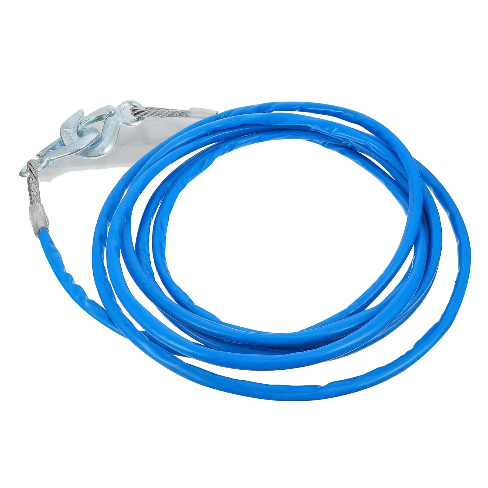 

1 pc Pvc Coated Steel Wire Towing For Car Truck Rv Trailer Winch Durable Cargo Pulling Durable Winch Rope Rope