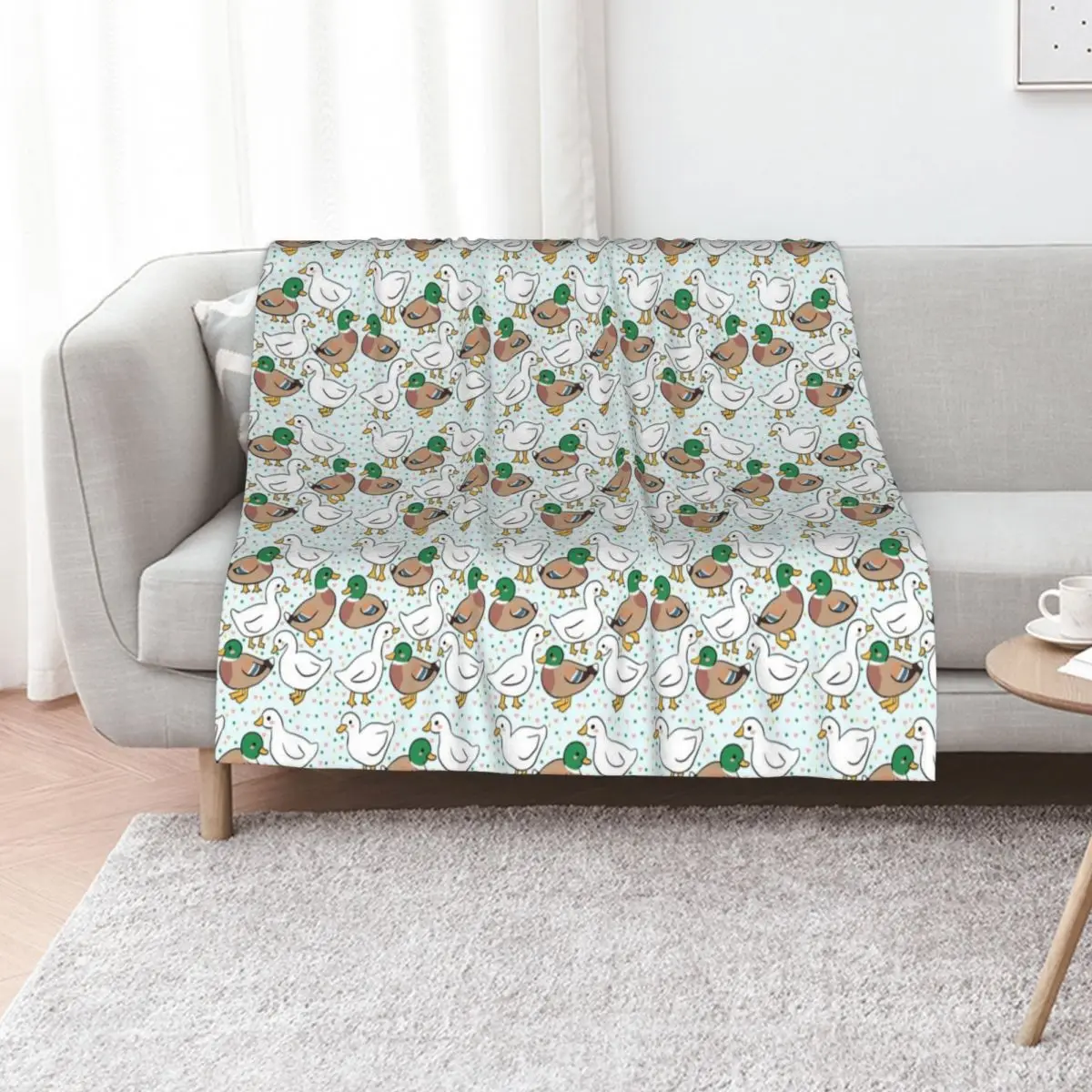

Cute little ducks pattern Throw Blanket warm winter Decorative Throw Summer Thins Blankets