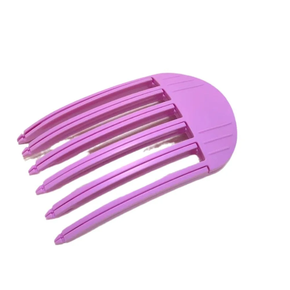 الانفجارات الهوائية جذر الشعر مقاطع رقيق وسادة جذر الشعر رائعة الشباك دبوس الشعر الثابتة تلسكوبي البلاستيك بكرو الشعر #3