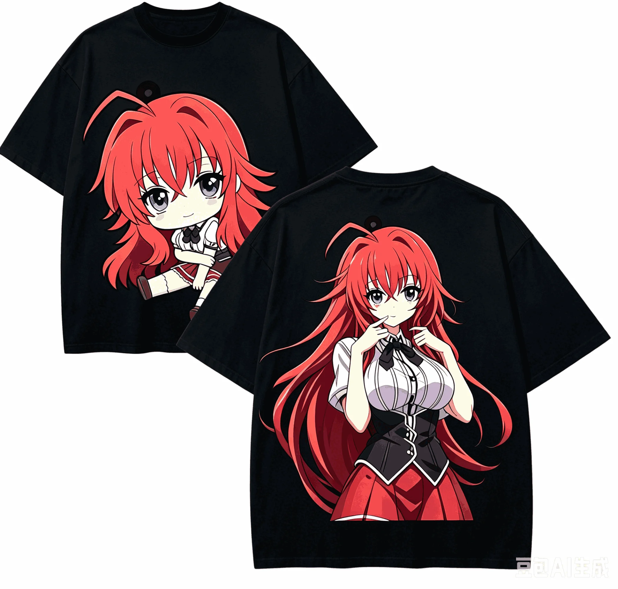 HIGHSCHOOL DXD Anime Lover T-shirt Harajuku Cotton New Model High Street Oversized Unisex Short Sleeves Classic high quality