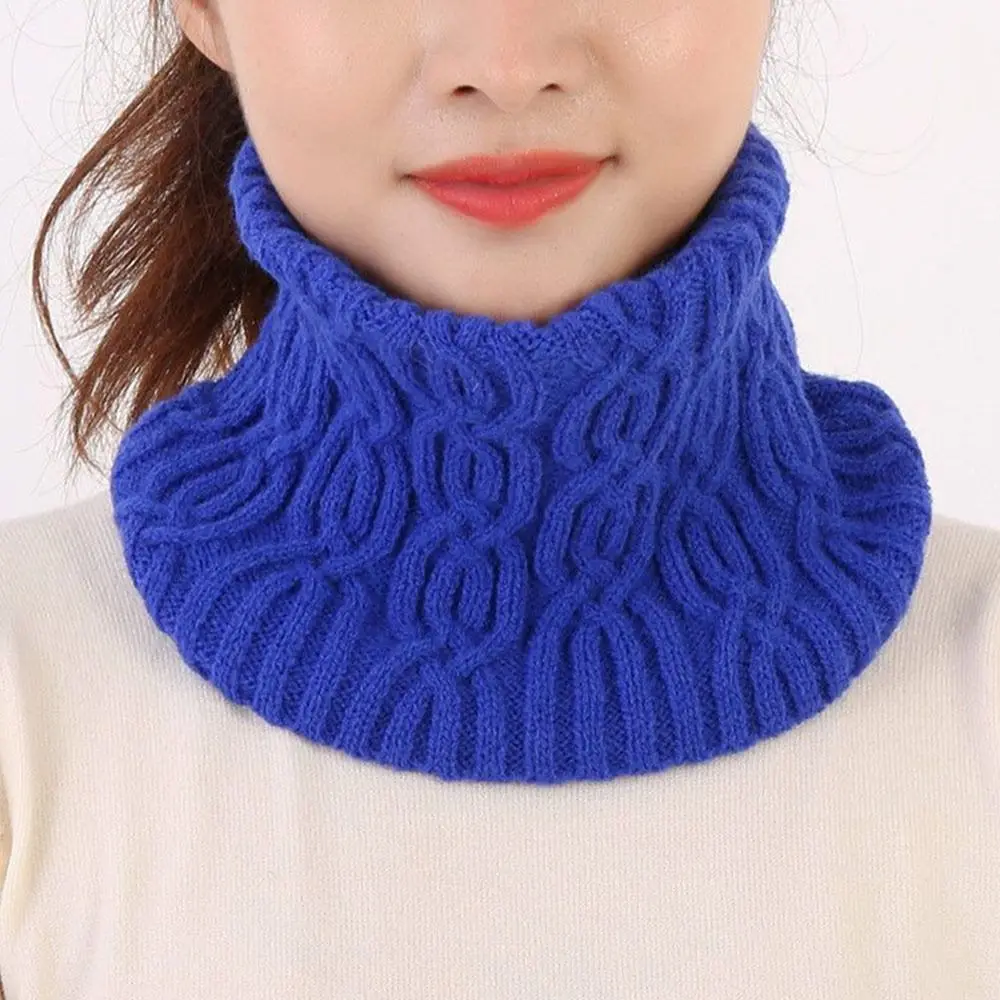 Fashion Knitted Turtleneck Collar Scarf Detachable Women Turtleneck Knitted False Fake Collar Detachable Scarf Winter Windproof