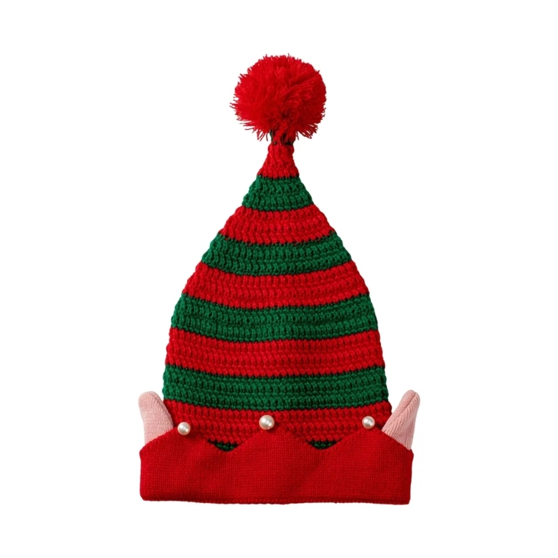 Elegant Stone Decorated Acrylic Baby Hat Flexible Suitable Cold Weather 0 2 Years 425F