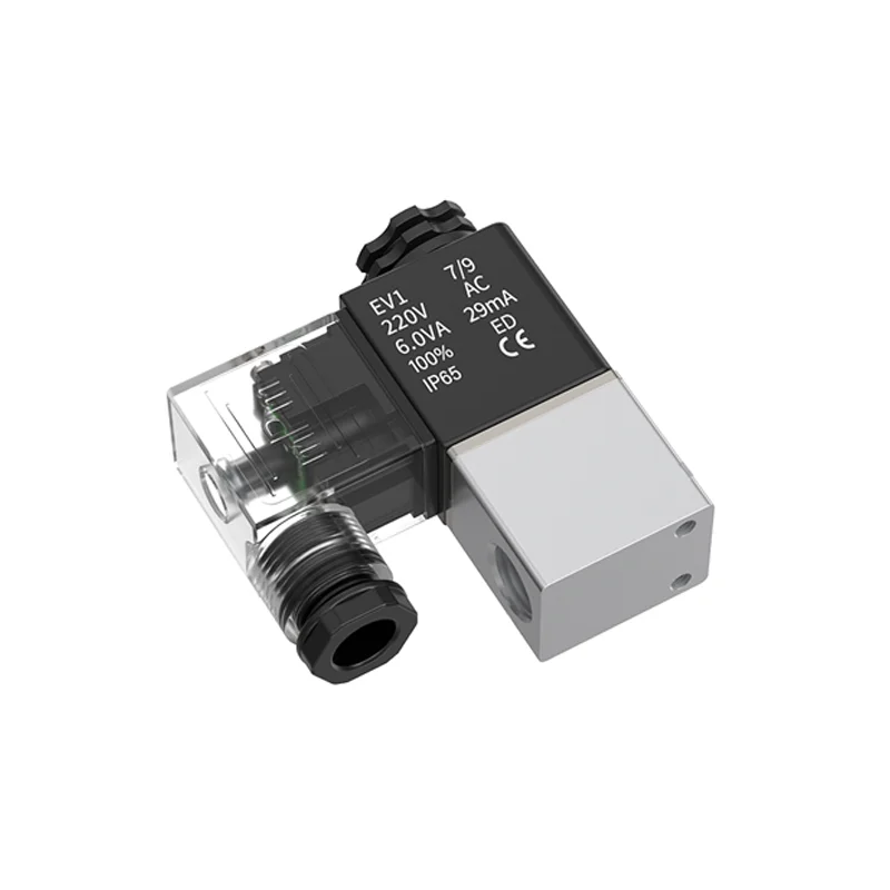 NC G1/4 2V025-08 Normally Closed Air Water Oil Solenoid Valve Coil Led 2 Port 2 Ways AC110V 220V 380V DC 12V 24V 2V025