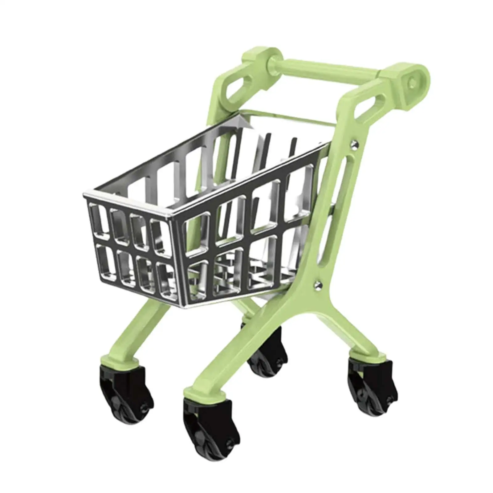 Miniature Garden Cart 1:12 Scale for Girls Fairy Garden Supermarket Handcart