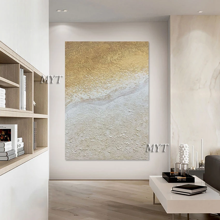 

Home Decoration Wall Canvas Simple Style Modern Abstract Textured Paintings No Frame Cheap Canvas Artwork Living Room Pictures