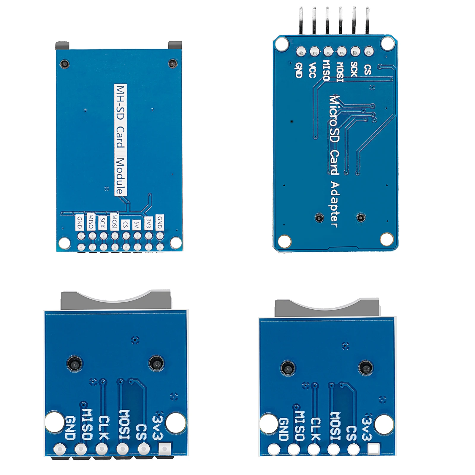 Micro SD TF Storage Expansion Board Adater Reader Module D1 SPI Mini TF Card Module Memory Shield With Pins for Arduino ARM AVR