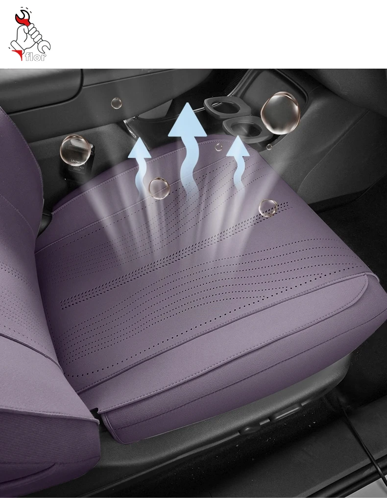 Left-Drive Car Seat Cover For LEAPMOTOR B01 2026 Custom Fit Seat Cover Full-Surround Seat Cushion Seat Protection Cover