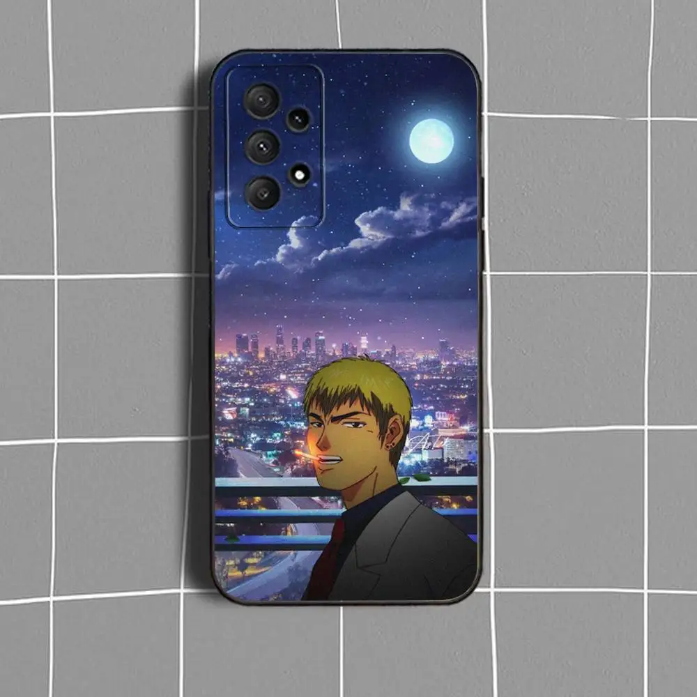 Custodia per telefono Great T-Teacher OnizukaS GTO per Samsung Galaxy A73,31,32,72,41,53,52,71,22,5G,Nota,J7,8,9 Cover nera morbida