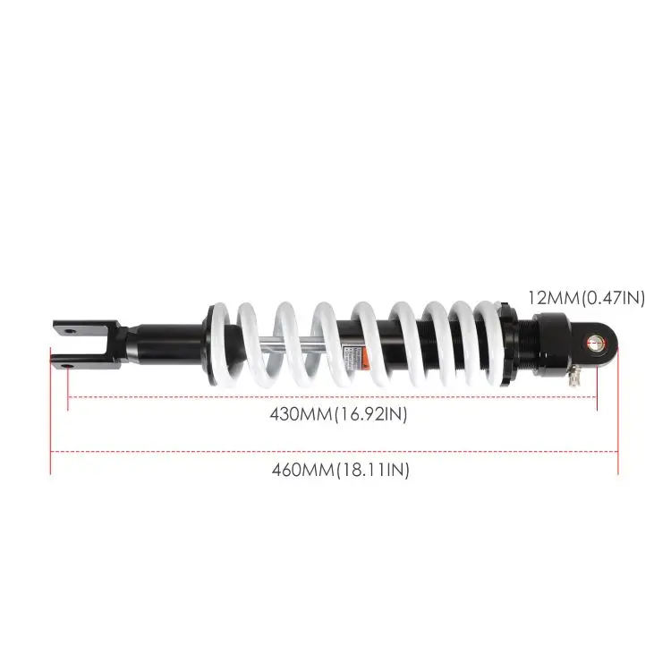 Амортизатор 900LBS 430 мм, регулируемая задняя подвеска, пружинный кронштейн для TRAIL питбайка мотоцикла ATV 250cc белый