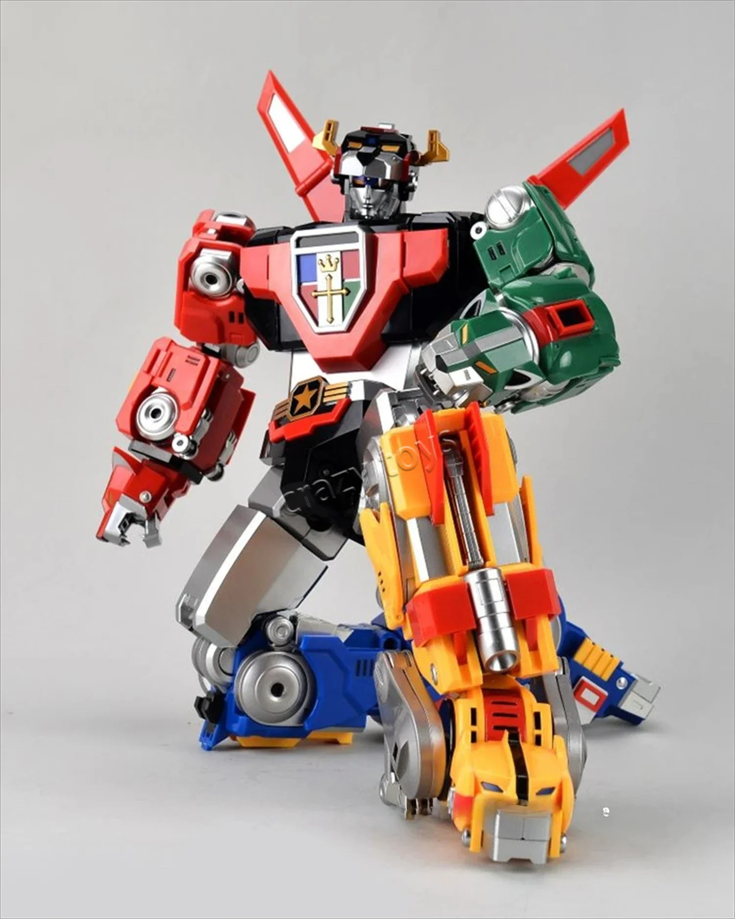 【EN STOCK】Figura de acción de Metal de Aleación Transformable MC Muscle Bear Beast Lion King Golion Voltron Defender