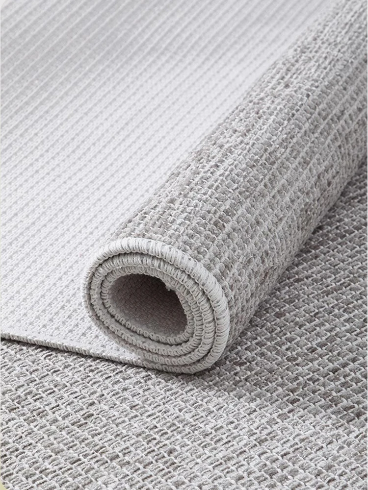 

Современные хлопковые коврики для спальни, ручной работы, мягкий коврик для гардероба, толстый мягкий коврик для журнального столика, однотонный коврик для декора гостиной