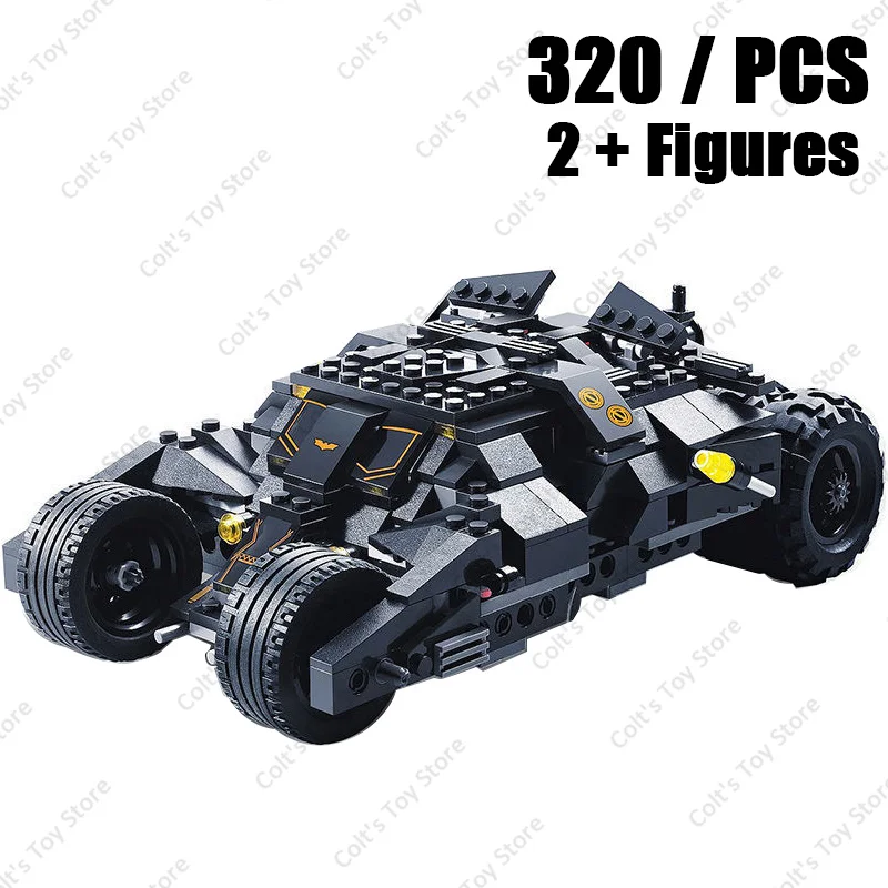 Superhero The Dark Knight VS Joker Building Blocks City Speed Champion Racing Classic Supercar Model Bricks Toys For Kids Gifts