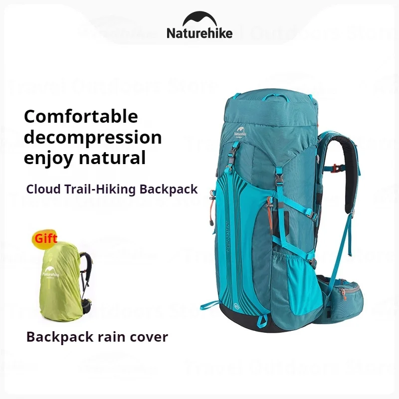 Naturehike 55L 65L Backpack Hiking Trekking Camping Rucksack Outdoor Professional Climbing Bag with Suspension System Sport Bag