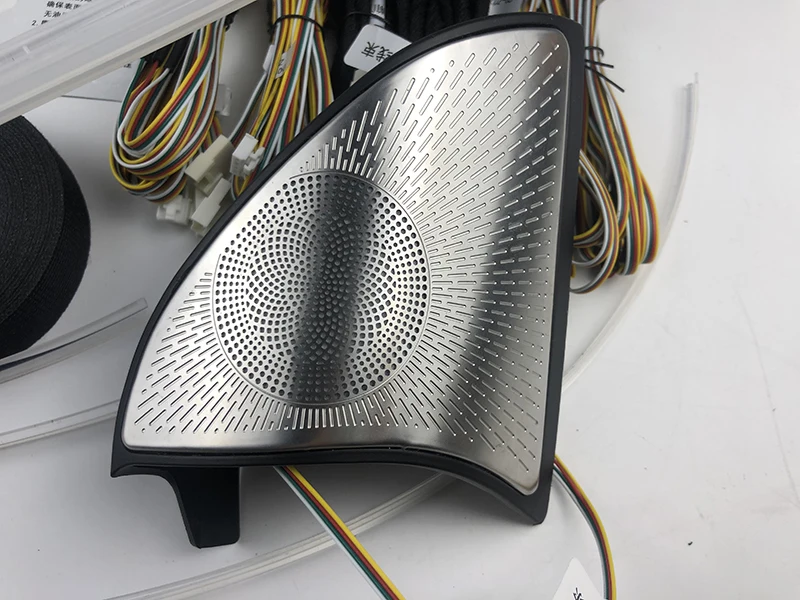 New design Hollow out Ambient light For Tesla new Model 3 Model Y 2021 Lamp LED Speaker cover saddle lamp Atmosphere Light