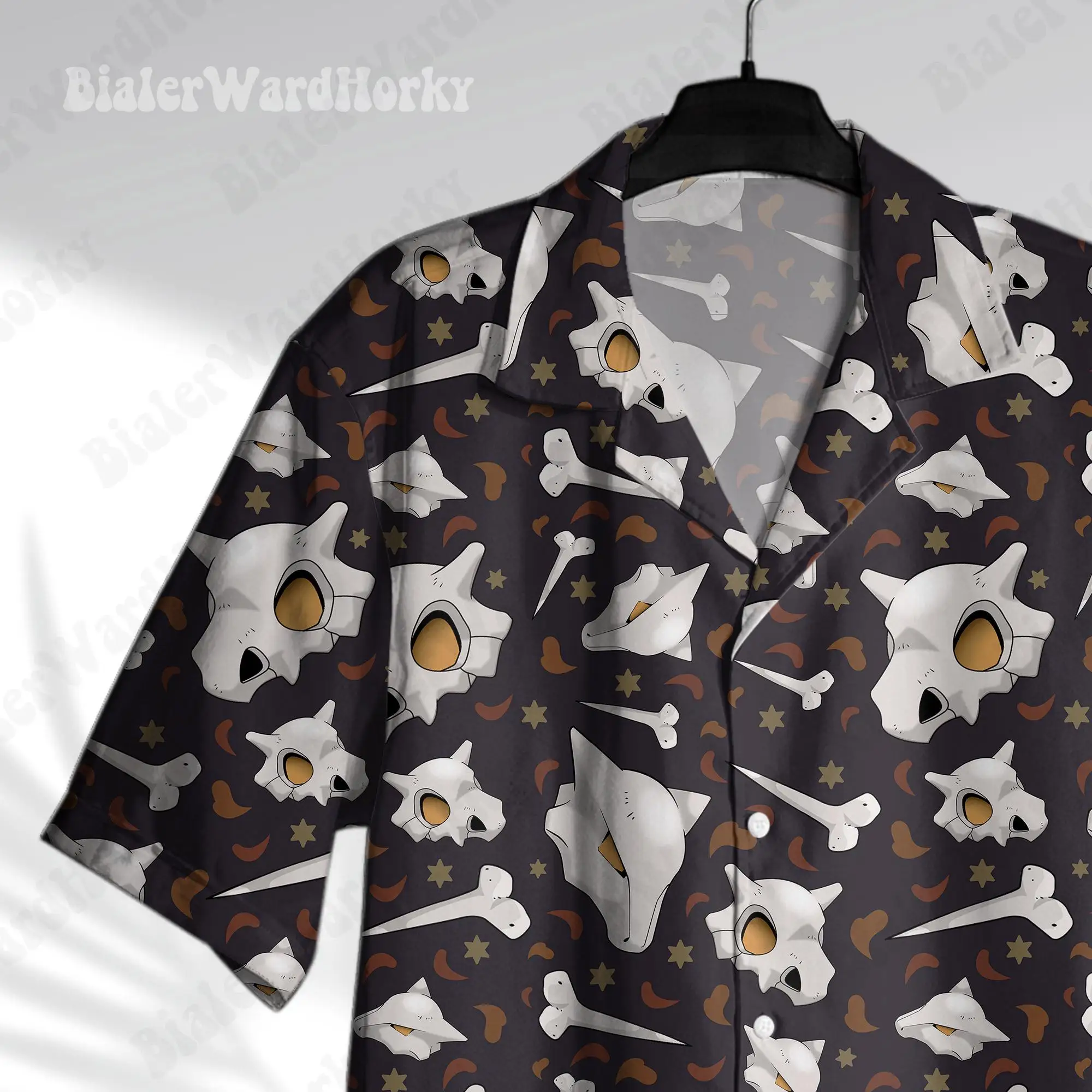 Cubone Hawaiian Shirt Pokémon Anime Grafik T-Shirt Sommer Sport Freizeit Herren T-Shirt Kinderbekleidung T-Shirt Y2k Frau ﻿ – Detail 5