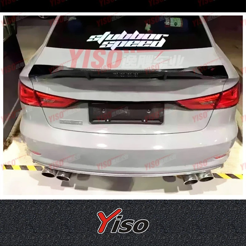 مناسبة لذيل A3 S3 من ألياف الكربون S3 طقم هوائي A3 S3 محيط معدل ذيل كبير