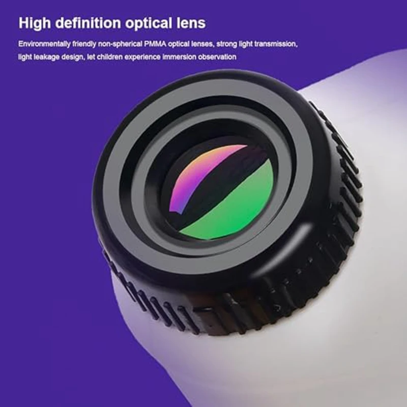Children's Handheld Microscope, Portable Microscope For Primary And Secondary School Students White Durable Easy To Use image 6
