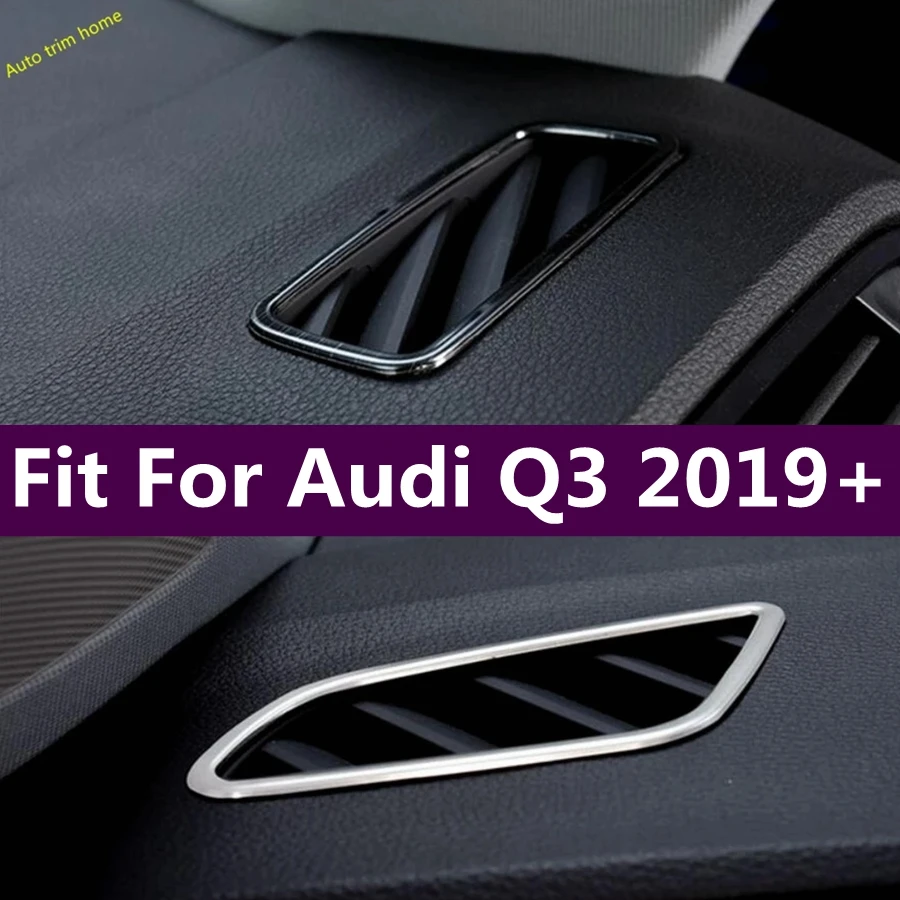 

Front Side Door Air AC Vent Cover Tirm Dashboard Air Conditioner Outlet Decoration Frame Fit For Audi Q3 2019 - 2022 Accessories