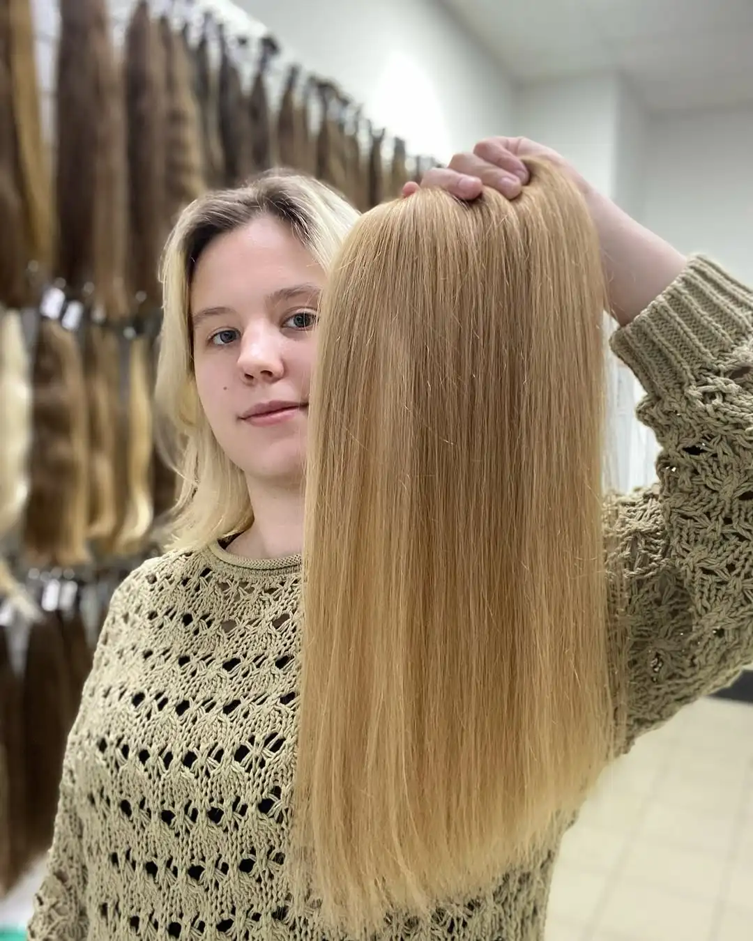 100% 本物の人毛バルク、ウェフトなし、バージンレミーヘア、ベトナム産ストレートヘアバルク、ナチュラルブラックヘアエクステ、編み込み用