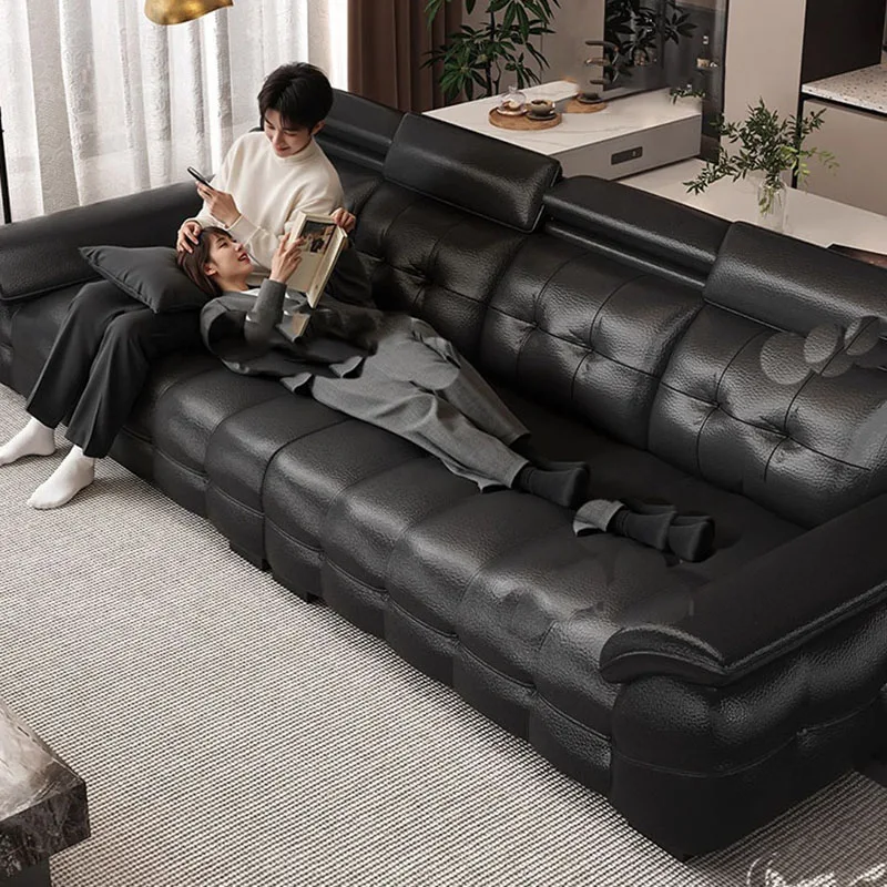Leather Office Living Room Sofas Sectional Modern Love Seat Lounge Patio Outdoor Sofa Floor Couch Divano Lounge Suite Furniture