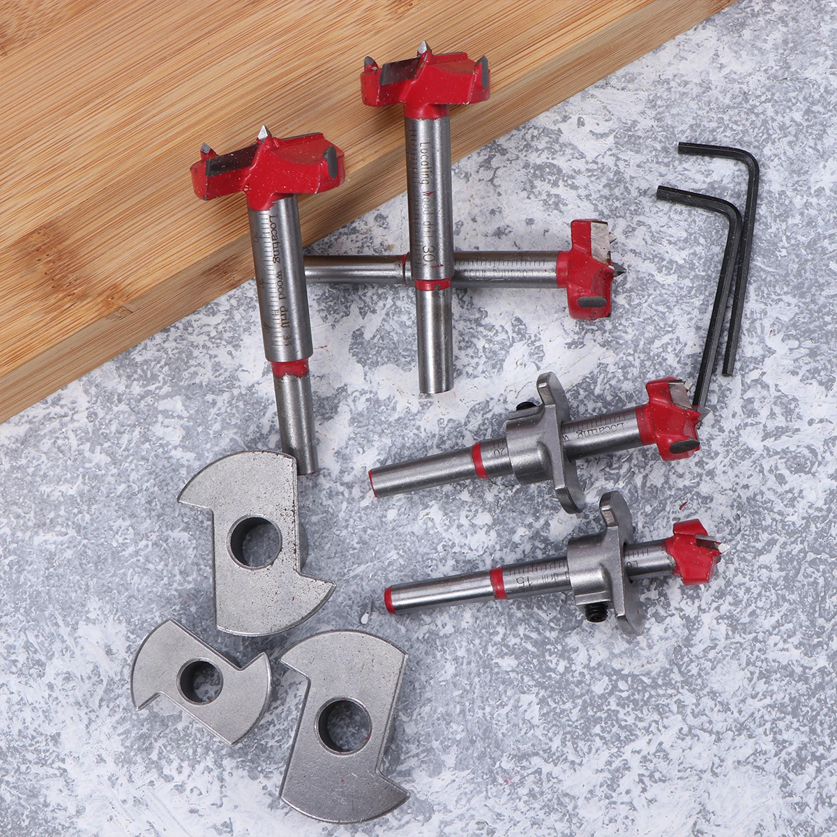 

5Pcs Woodworking Hole Saw Auger Drill Bit Set for Power Tool Professional Wood High Quality Carbide Forstner Bit