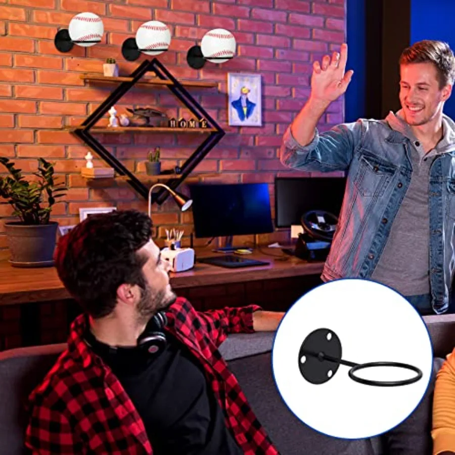 Трейский бейсбольный софтбольный дисплей, держатель для памяти, настенные держатели для бейсбола, сверхмощная спортивная настенная стойка для дисплея S