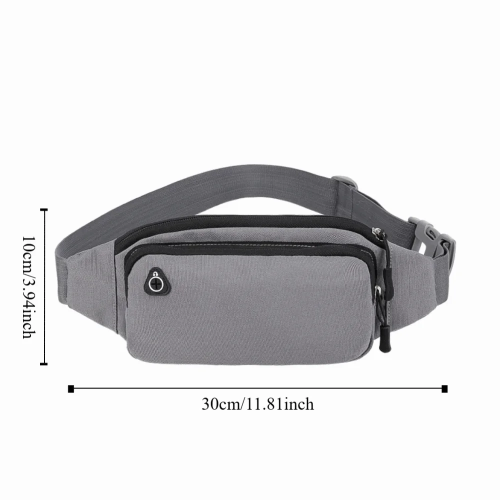 Lightweight Running Waist Bags Adjustable Strap Breathable Marathon Running Bag Multi-function Waterproof Sports Phone Bag